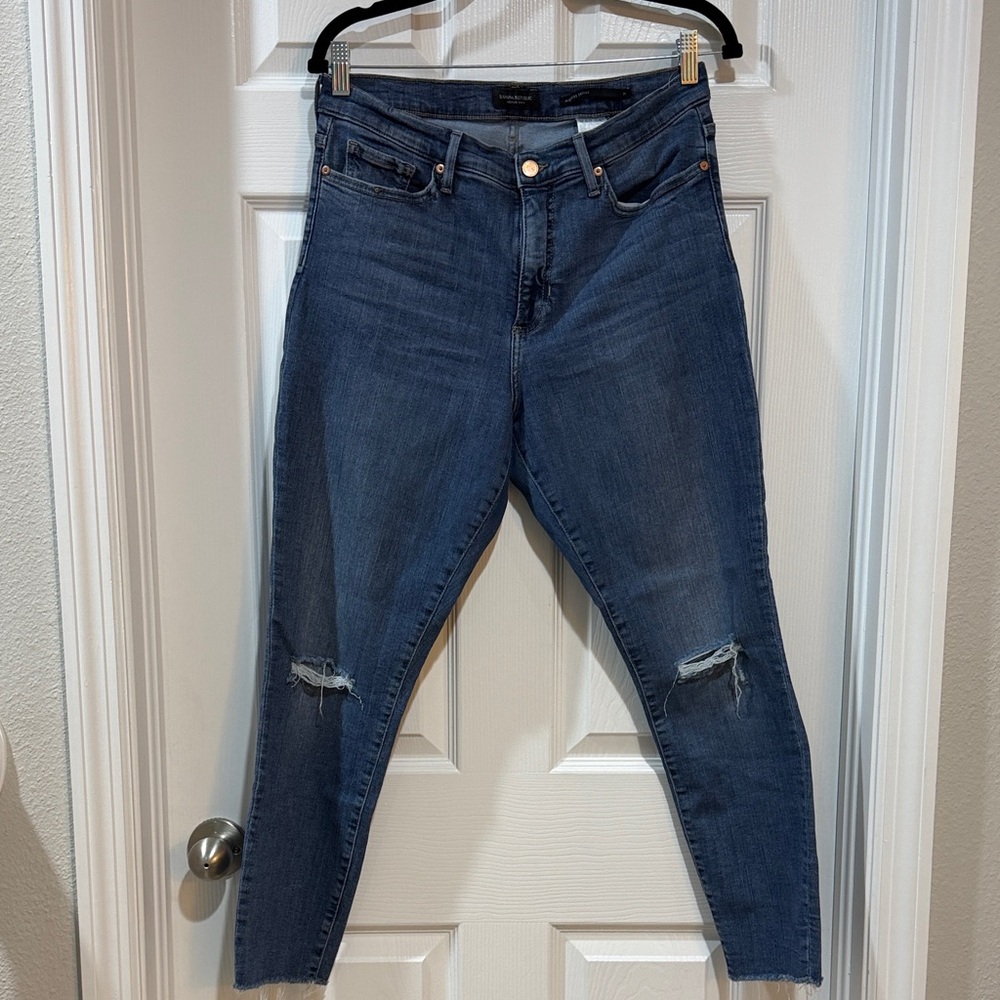 Banana Republic Mid Rise Skinny Jeans